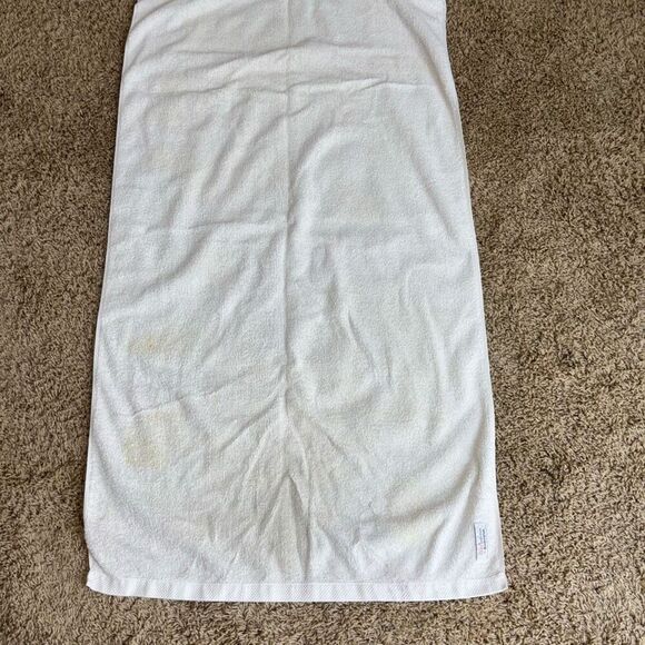 Set 4 Vera Neumann Burlington Yellow 1970s Bath& hand towels flower daffodil MCM - Picture 9 of 9